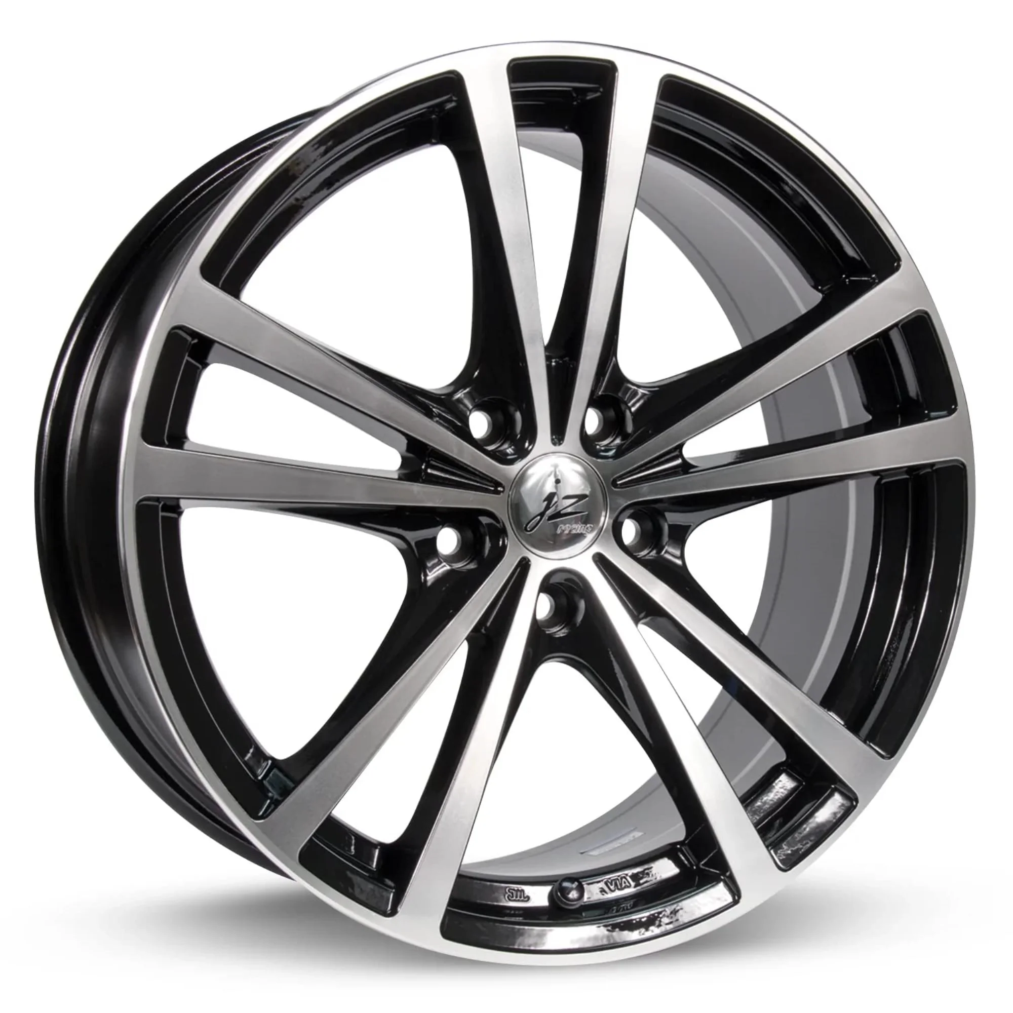 RTX Force 15x6.5 4x100 ET42 CB73.1 Black Machined Wheel
