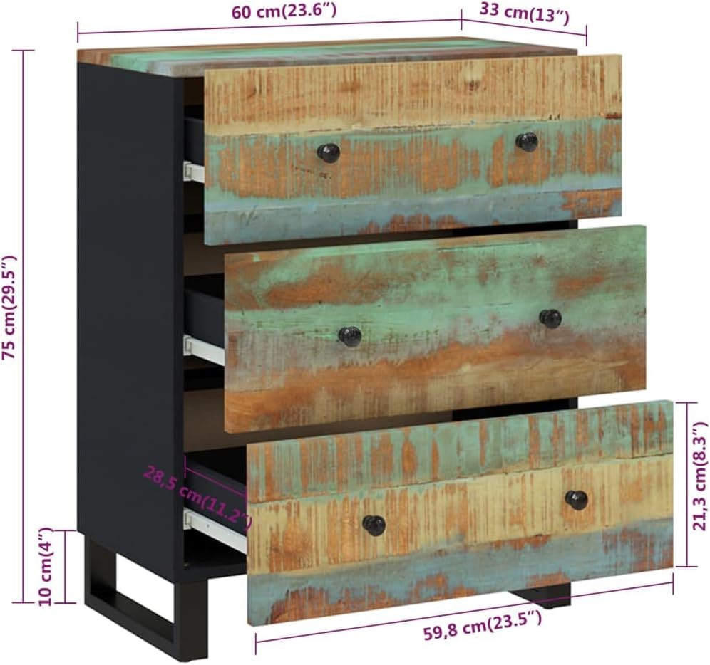 Sideboard, Coffee Bar Cabinet Display Cabinet Kitchen Storage Liquor Cabinet Suitable for Living Room Bathroom Small Spaces Bedroom, 23.6