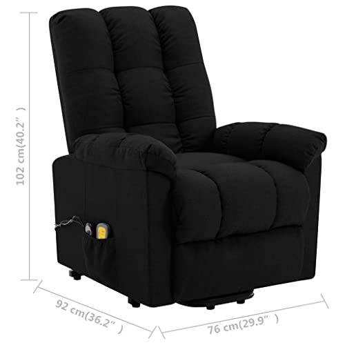 Power Lift Massage Recliner,Master Bedroom Furniture,Recliner Chairs for Adults,Bedroom Chair,Adjustable Backrest and Footrest,for Living Room, Office,Bedroom,Movies, Brown Fabric