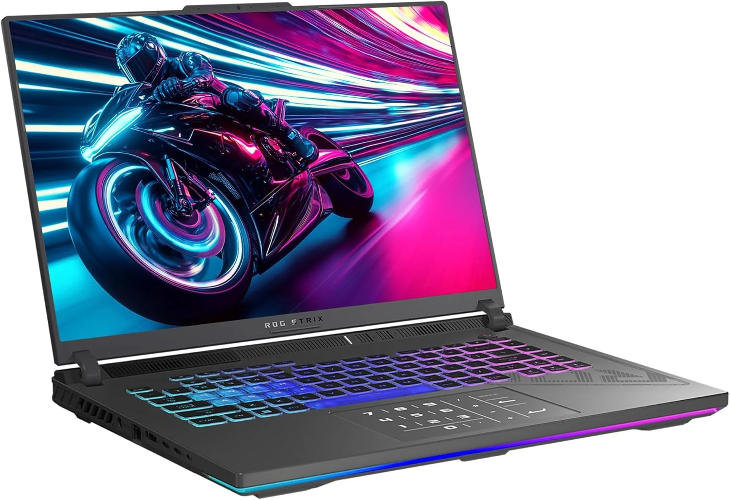 ASUS ROG Strix G16 Gaming Laptop, AMD Ryzen 9-9955HX, 32 GB DDR5 RAM, 1 TB PCIe SSD, 16" 2.5K (2560x1600) Display, Nvidia G-Force RTX 5070Ti, Backlit Chiclet Keyboard RGB, W11 Pro, Eclipse Gray