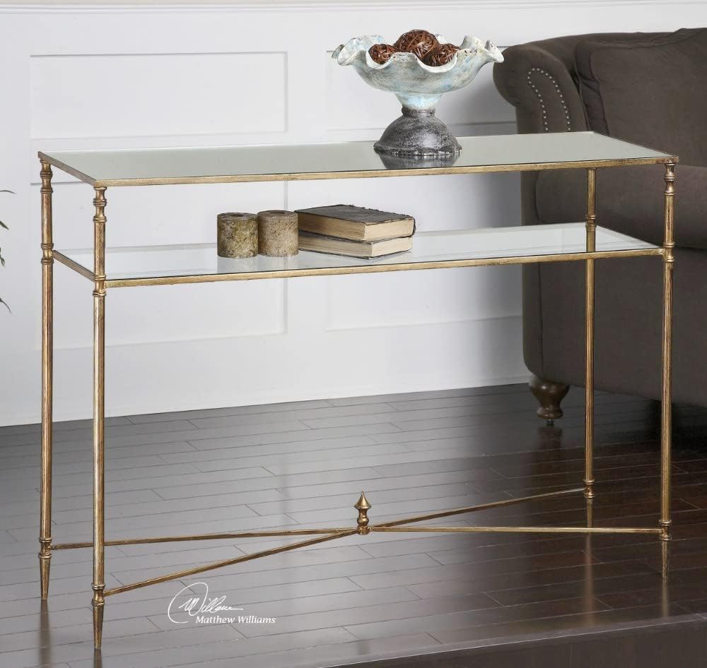 45.38 inch Console Table 45.38 inches Wide by 14 inches Deep Contemporary Console & Sofa Tables Accent Furniture 208-Bel-982849