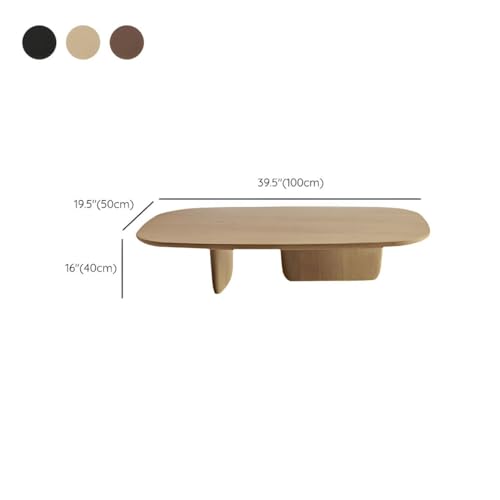 Abstract Coffee Table Modern Solid Wood Coffee Cocktail Table Wabi-sabi Style Pine Wood Coffee Table Living Room Wooden Table Japanese Rectangular Tea Table