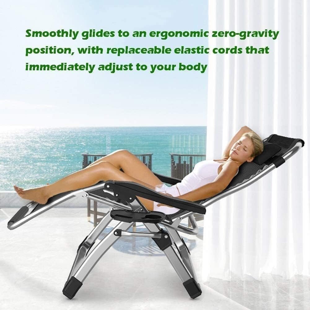 Office Desk Chair Zero Gravity Lounge Chair Adjustable Folding Chair Suitable Outdoor Garden Beaches Multifunctional Chair for Camping Home Office Chair