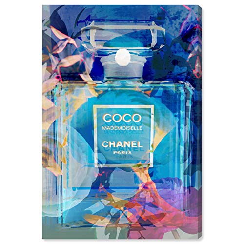 The Oliver Gal Artist Co. Oliver Gal 'Circe Perfume' Blue Fashion Wall Art Print Premium Canvas 10