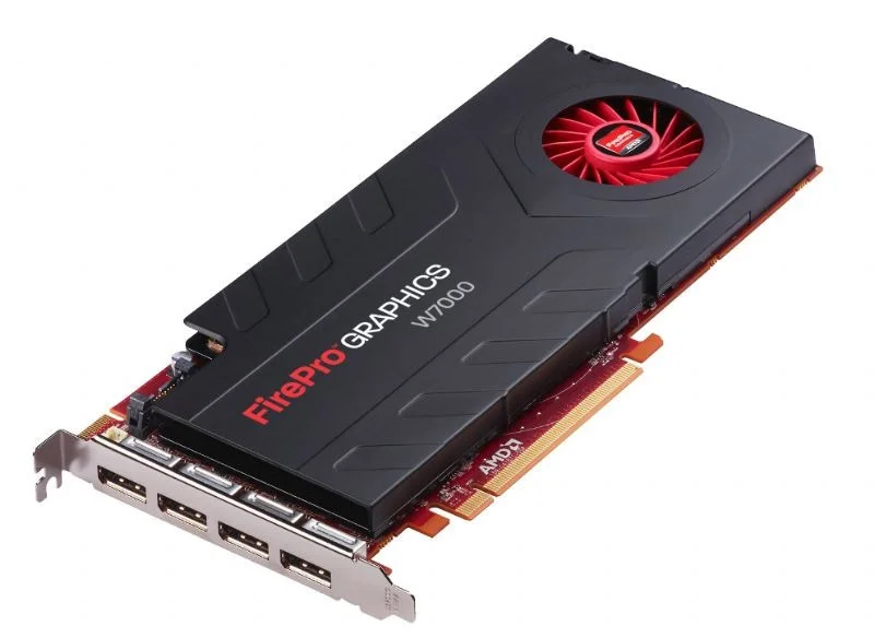 AMD FirePro W7000 - Graphics card - FirePro W7000 - 4 GB GDDR5 - PCIe 3.0 x16 - 4 x DisplayPort - retail