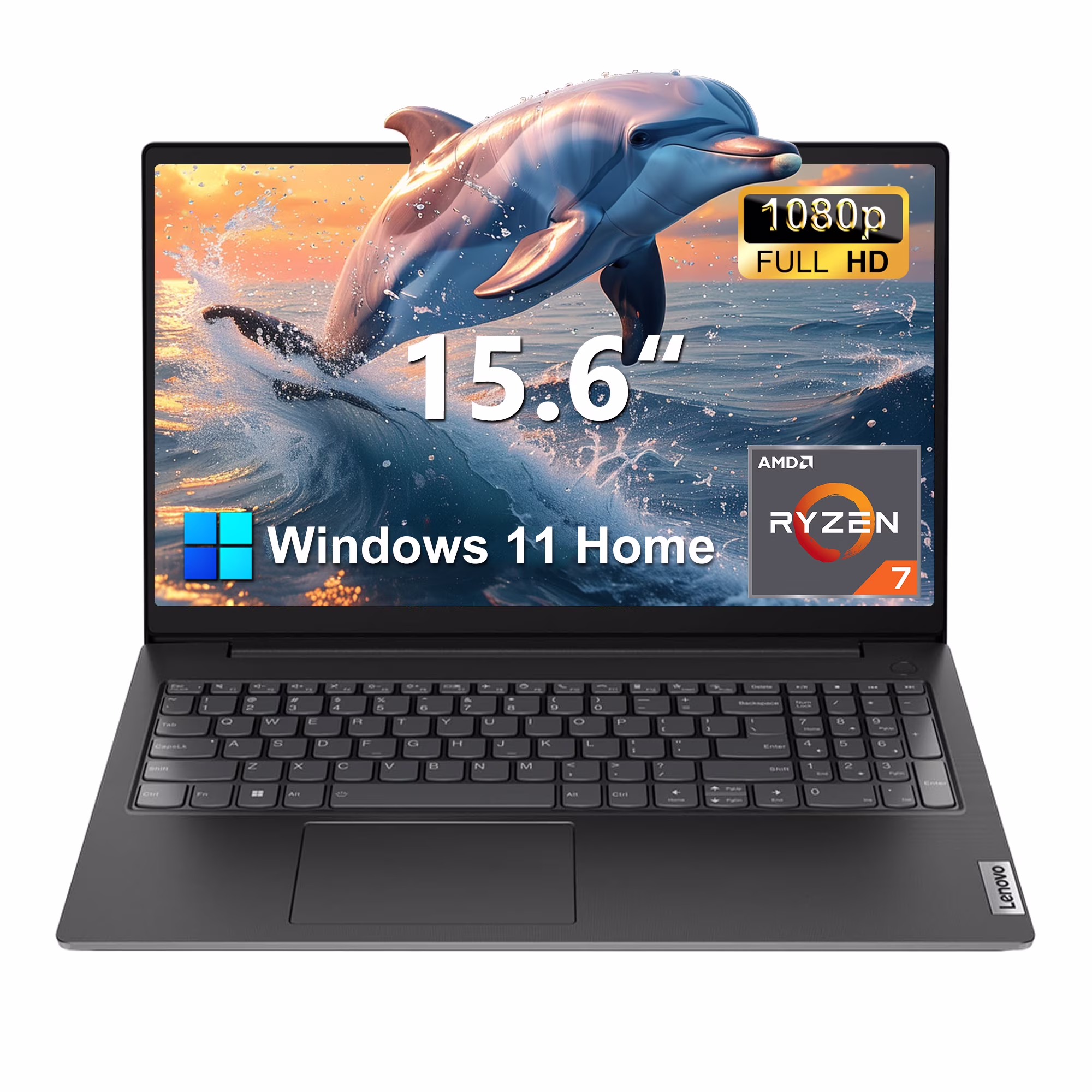 Lenovo V15 15.6" FHD Business Laptop Computer, AMD Ryzen 7 7730U, AMD Radeon Graphics, 40GB RAM, 2TB SSD, Windows 11 Pro