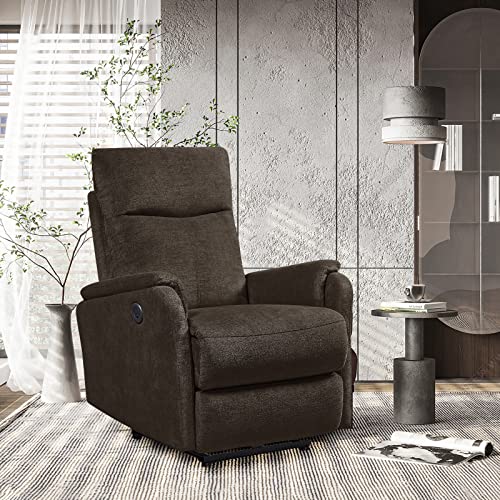 Recliner Chair,Recling Chair with Power Function Easy Control,Comfortable Power Recliner Chair for Living Room,Indoor Single Seat Lazy Boy Recliner for Bedroom & Other Home Space(Dark Gray)