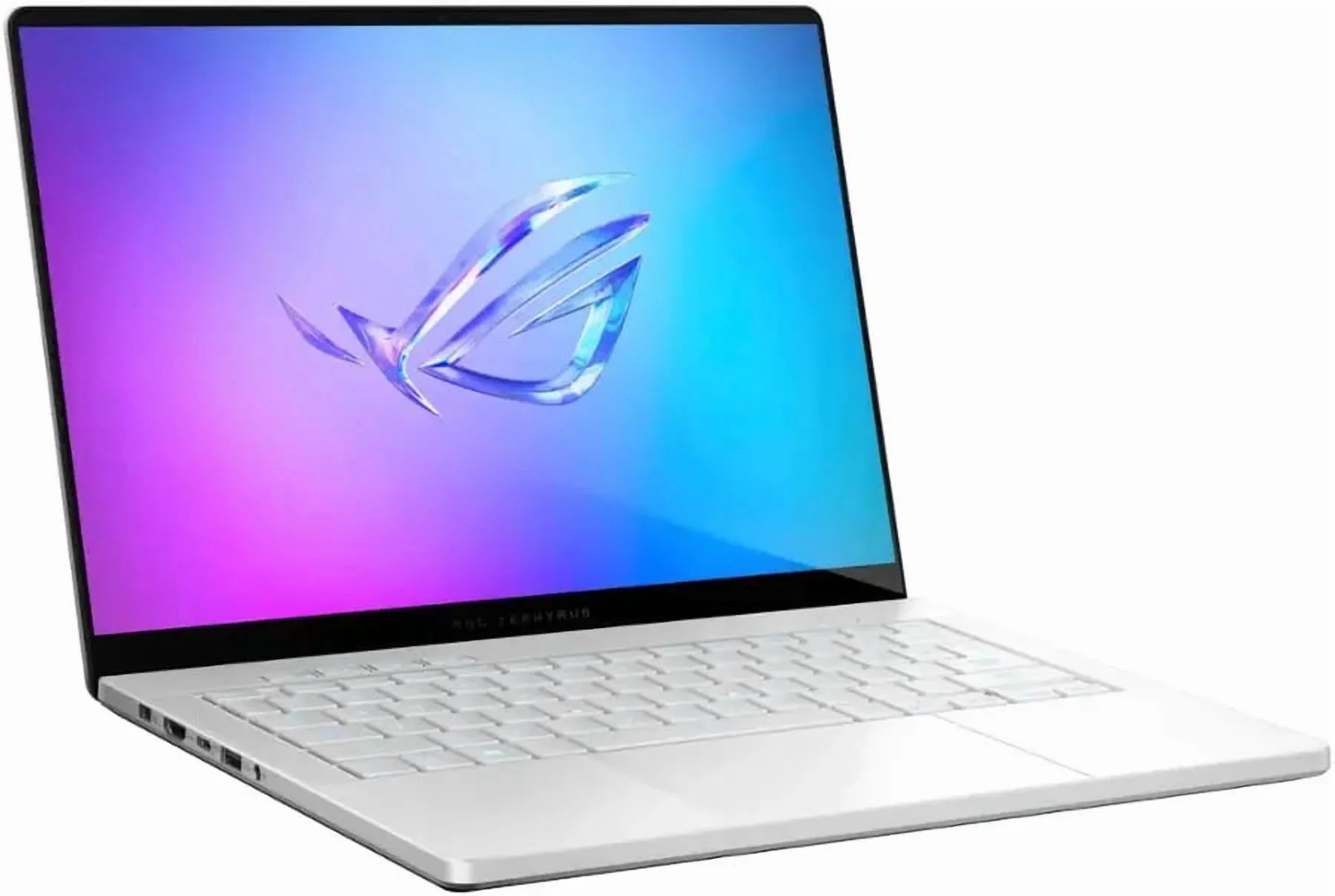 ASUS - ROG Zephyrus G14 14" 3K OLED 120Hz Gaming Laptop - Copilot+ PC - AMD Ryzen AI 9 HX - 32GB RAM - NVIDIA RTX 5070 Ti - 1TB - Platinum White