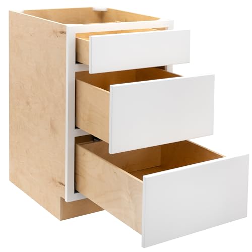 Quicklock RTA (Ready-to-Assemble) | Base Kitchen Cabinets - Shaker Style | Plywood Box Construction | Made in America (Magnetic Gray, 21