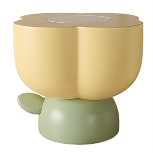 Cute Family Round Side Tables for Room Decor, Creative Tulip Flowers Tea Table, Versatile End Table for Living Room Furniture(Purple)