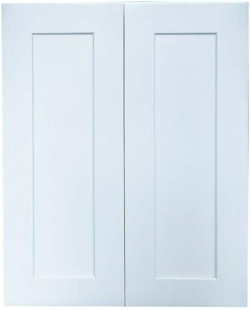 White 36 inch Bathroom Vanity Shaker Traditional Cabinet Double Door Base Kitchen Wall New Birch Solid Wood Hardwood Plywood 36