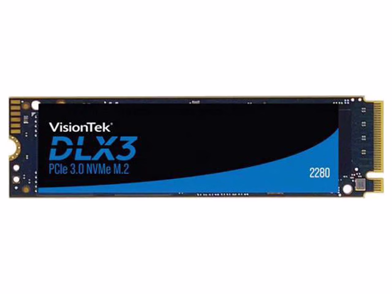 VisionTek DLX3 M.2 2280 256GB PCIe 3.0 x4 3D NAND External Solid State Drive (SSD) 2280