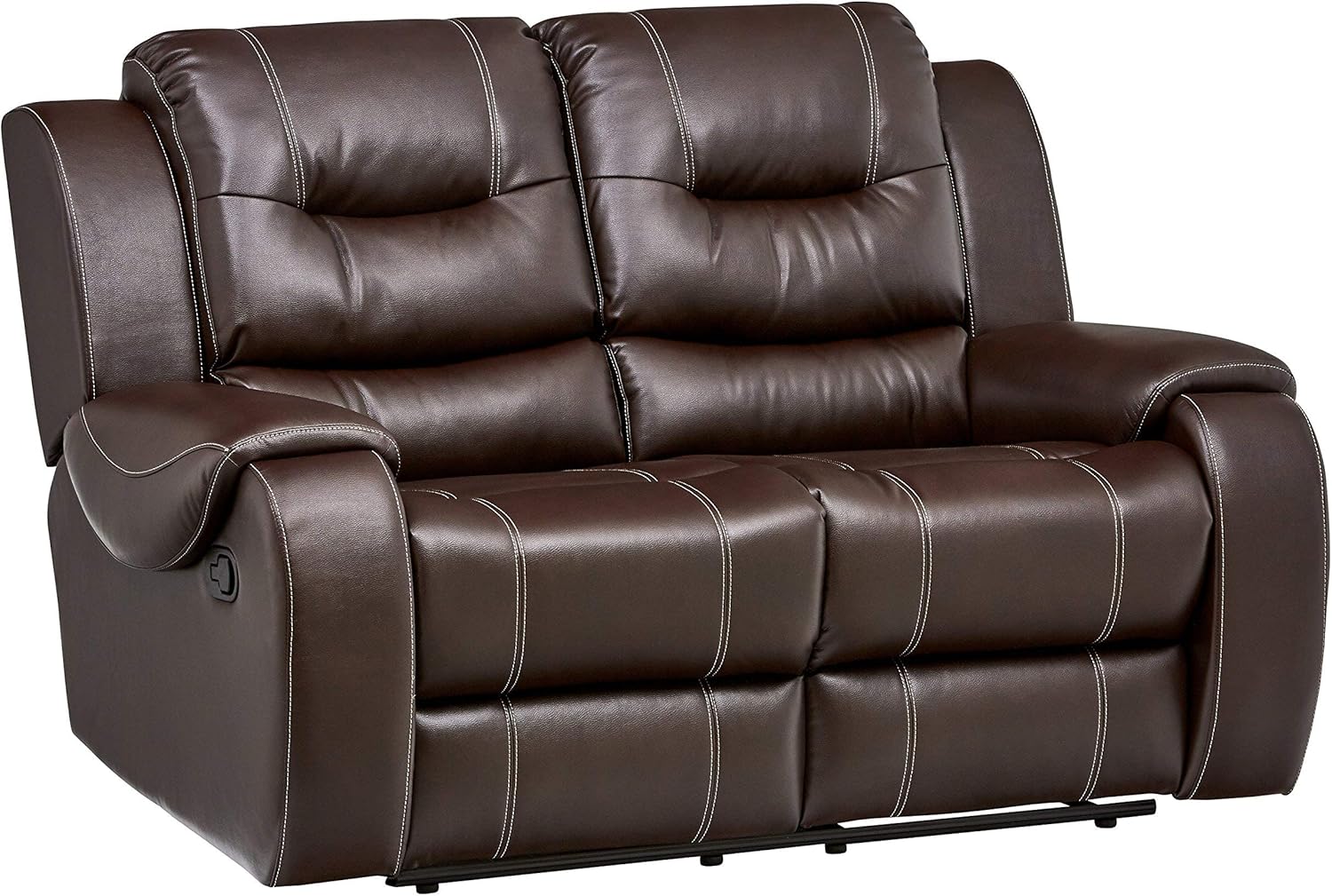 Cambridge Clark Double Reclining Love Seats Living Room Furniture, Brown