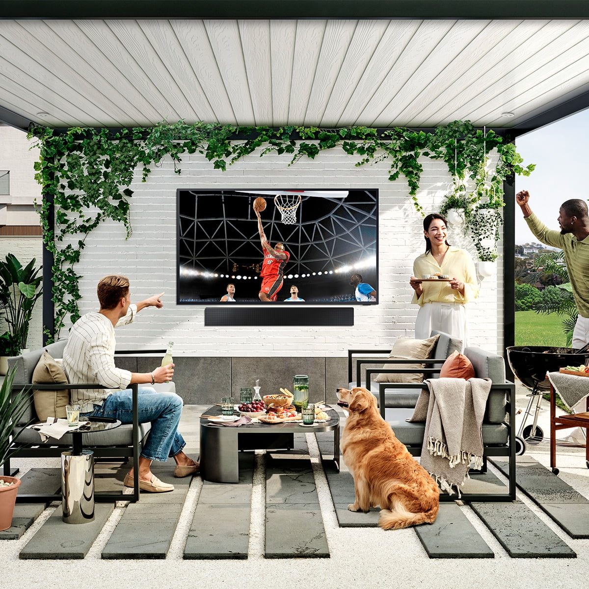 Samsung QN75LST7DA 75" 4K The Terrace Partial Sun QLED UHD Outdoor Smart TV