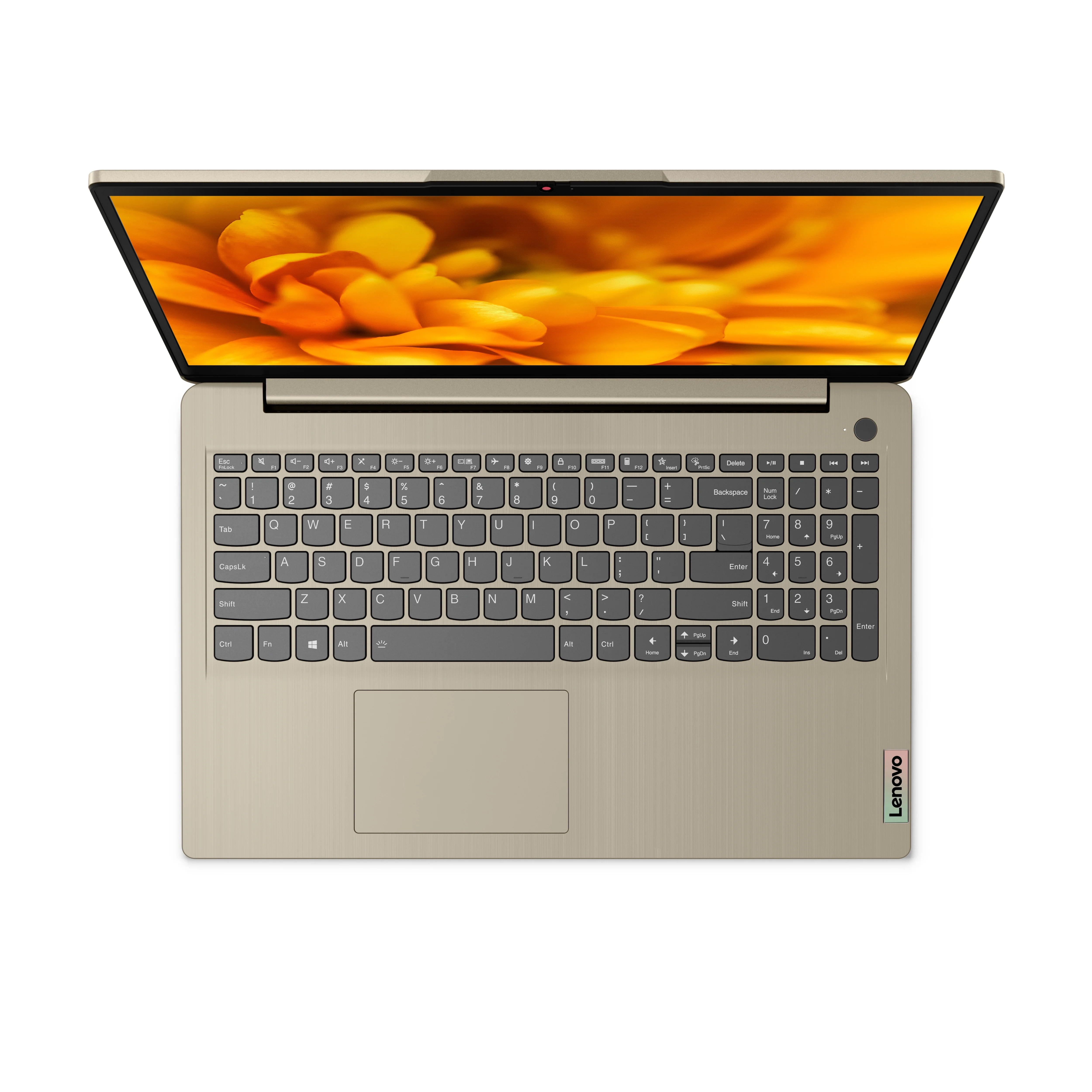 "Lenovo Ideapad 3, 15.6"" FHD, AMD Ryzen 5 5500U, 8GB RAM, 256GB SSD, Windows 11 Home, Sand, 82KU01RKUS"