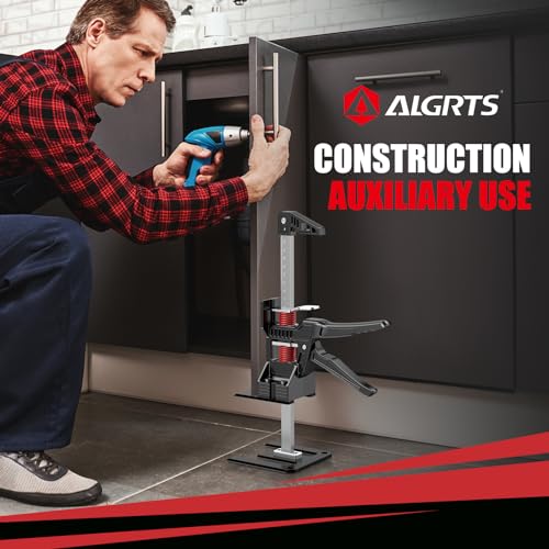 Labor Saving Arm Jack 2 PCS 11.3 Inch Hand Lifting Jack Tool Lift Range 6.63in Height Adjustment Lifting Device for Installing Windows Doors Furniture Wall Tile Positioning Load Bearing 220 Lb