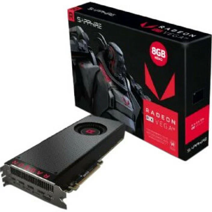 SAPPHIRE Radeon RX Vega 64 8GB HBM2 PCI Express 3.0 CrossFireX Support Video Card 21275-03-20G