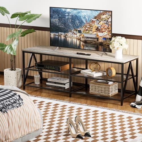 TV Stand for TV up to 70 Inch, Long 63