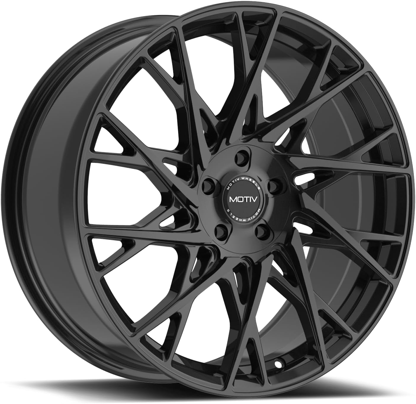 Motiv 430B Gloss Black Wheel (20 x 8.5 inches /5 x 114 mm, 40 mm Offset)