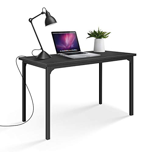 Simple Deluxe Simple Style Table Home Office Computer Desk for Working, Studying, Writing or Gaming, Black