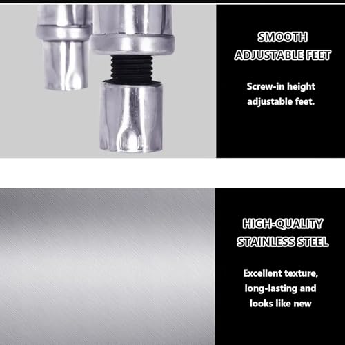 Stainless Steel Kitchen Prep,Work Table Commercial Worktable Workstation,Heavy Duty Work Bench for Commercial and Home,brushed process, greater stability, adjustable feet.