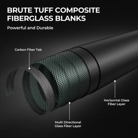 Brutus SpinCast Rod and Reel Combo with Tackle Kit