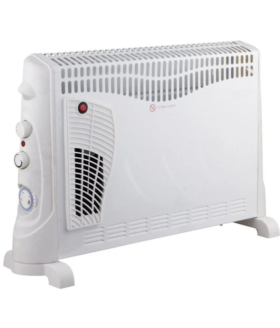 ELEKTRISCHER KONVEKTOR 2000 WATT TURBO-THERMOSTAT 3 LEISTUNGSSTUFEN ZEITSCHALTUHR