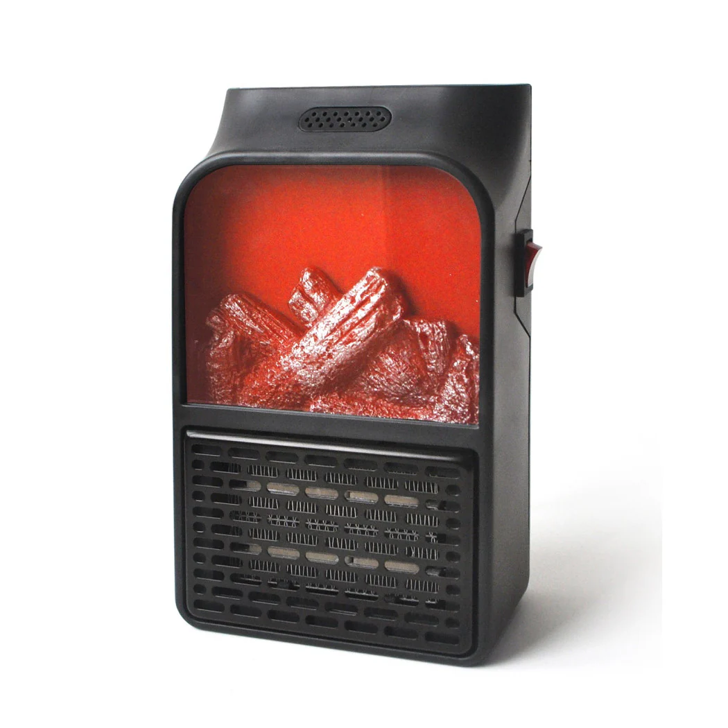 MINI TRAGBARER ELEKTRISCHER HEIZLÜFTER MIT FERNSTEUERUNG KAMINFEUER