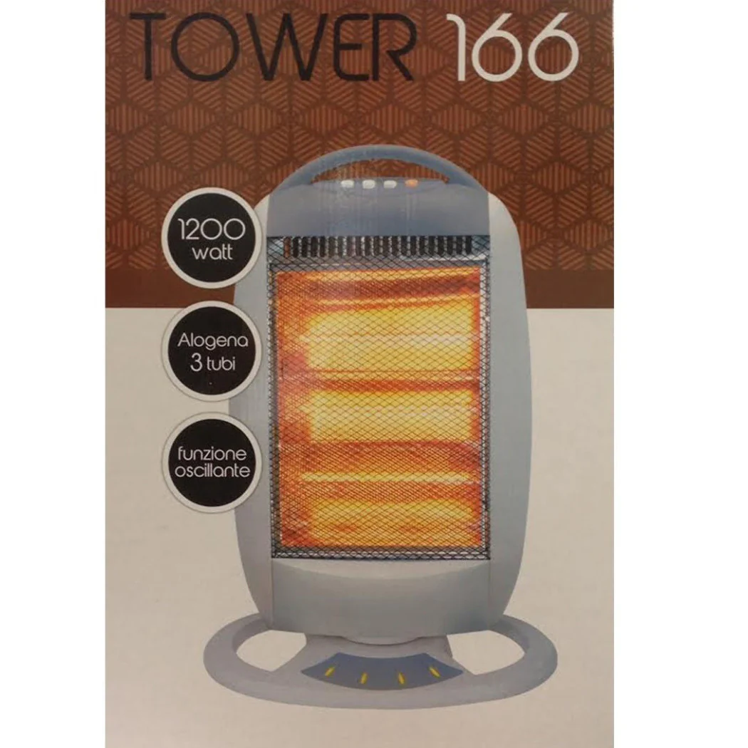 Halogen-Drei-Mächer-Herd 1200 W mit geringer Verbrauch rotierender oszillierender Funktion