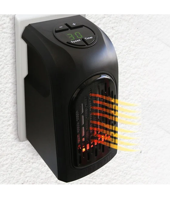 TRAGBARES ELEKTRISCHES HEIZGERÄT MIT GERINGEM VERBRAUCH, 350 W, EINSTELLBARE GRAD FÜR DAS HEIMBÜRO