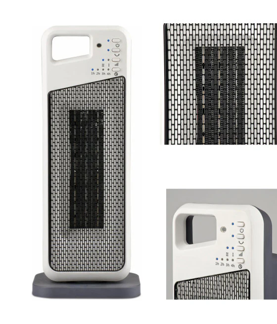 KERAMISCHER ELEKTROHERD 2000W OSZILLIEREND THERMOSTAT EINSTELLBAR VERTIKAL