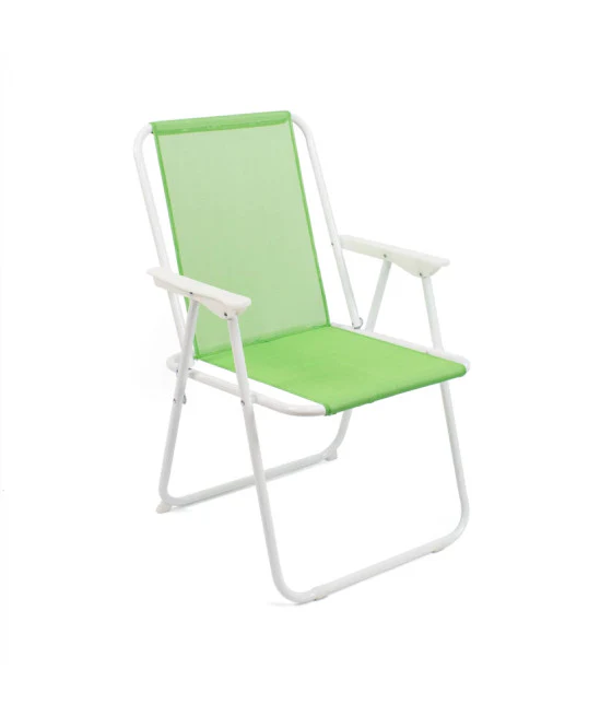 6PZ SEDIA PIEGHEVOLE MARE SPIAGIEN IN METALIENKOLORAT