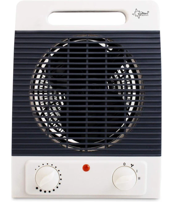 TRAGBARER HEIZLÜFTER 2 LEISTUNGSSTUFEN 1000/2000W BAD HEIZUNG HAUS
