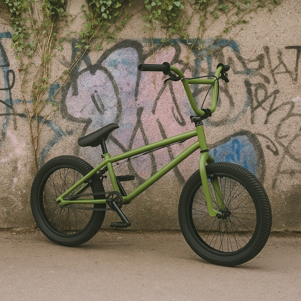 20-Zoll-Kinderfahrrad aus grünem Stahl - PAAnOPCH94BK