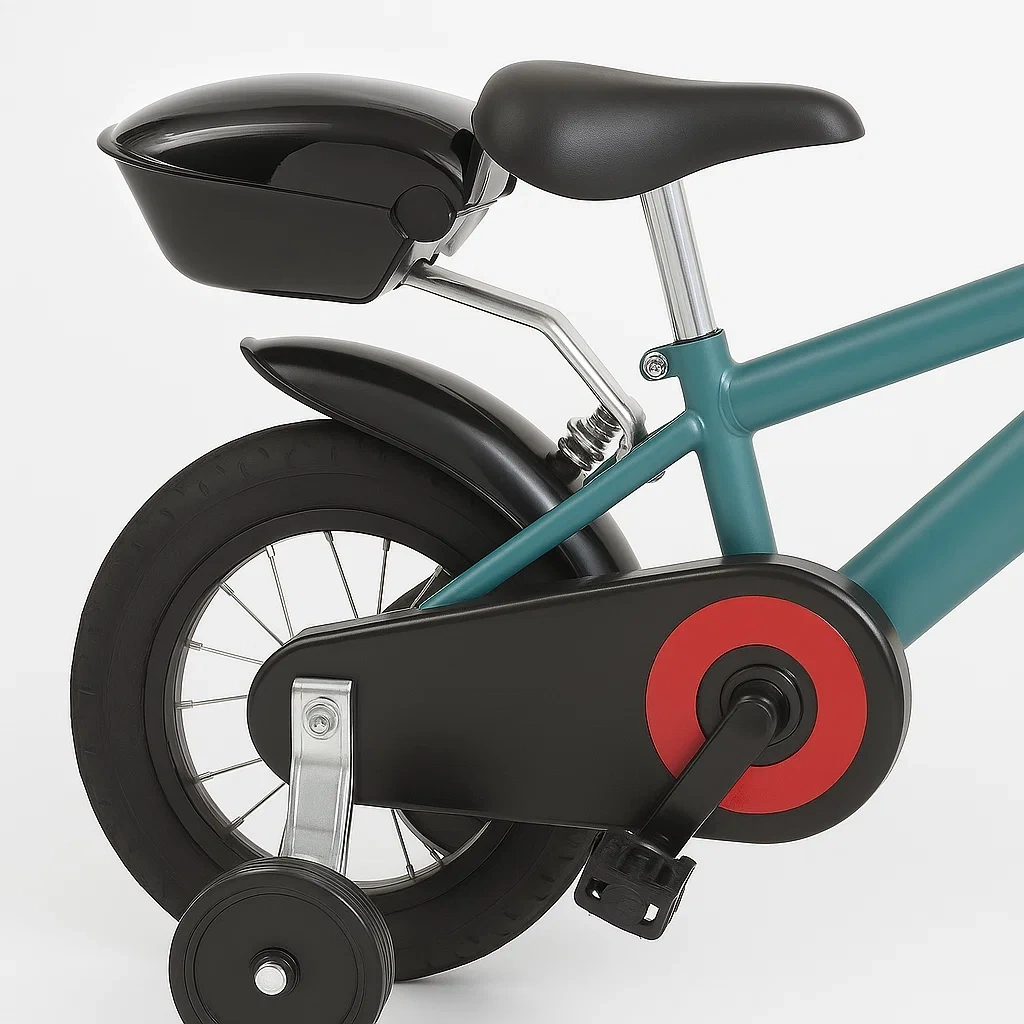 12-Zoll-Kinderfahrrad, Blau/Schwarz, geeignet für Kinder von 3–5 Jahren – whypUTJMt4YW
