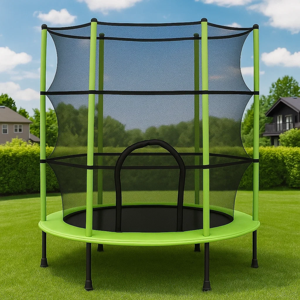 Trampolin 120x220 cm grün - hsEqNxnq19vW