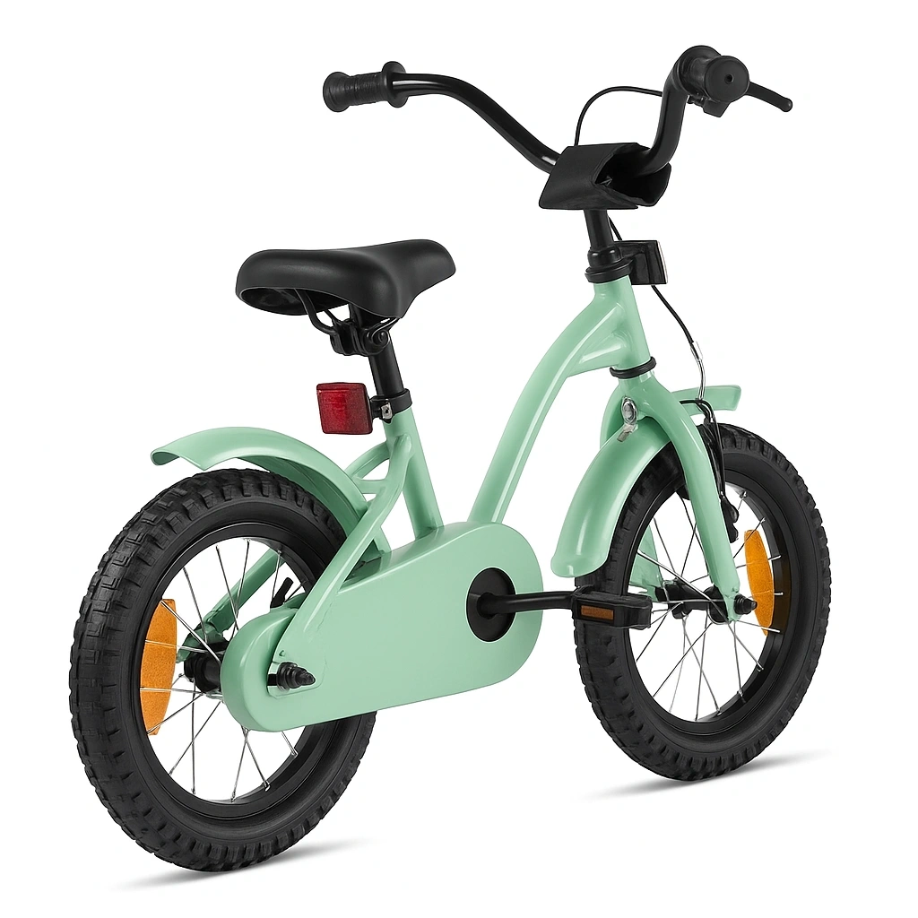 Kinder-Citybike aus Stahl, 12 Zoll, hellgrün - kOGteYZN81rl