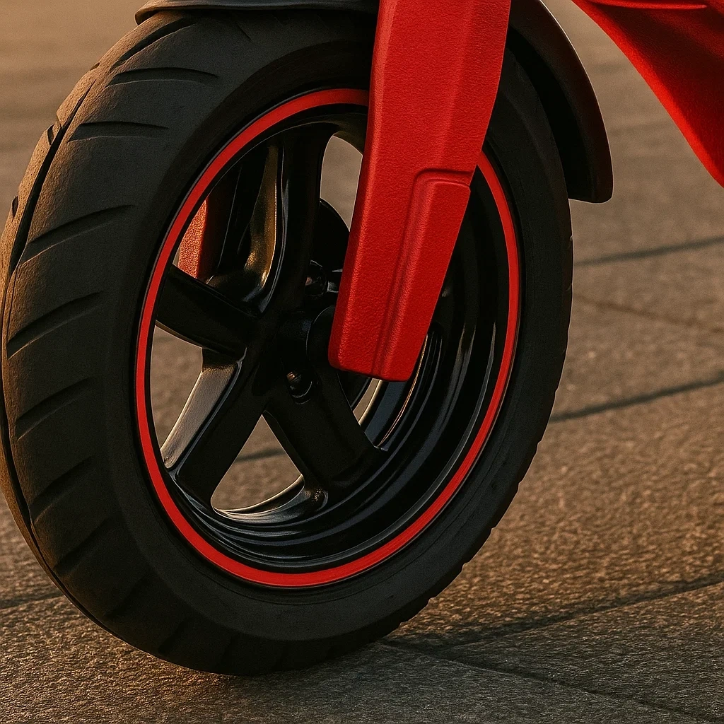 Kinderroller in Rot für Kinder von 6 bis 12 Jahren - RnHMIVuL55By