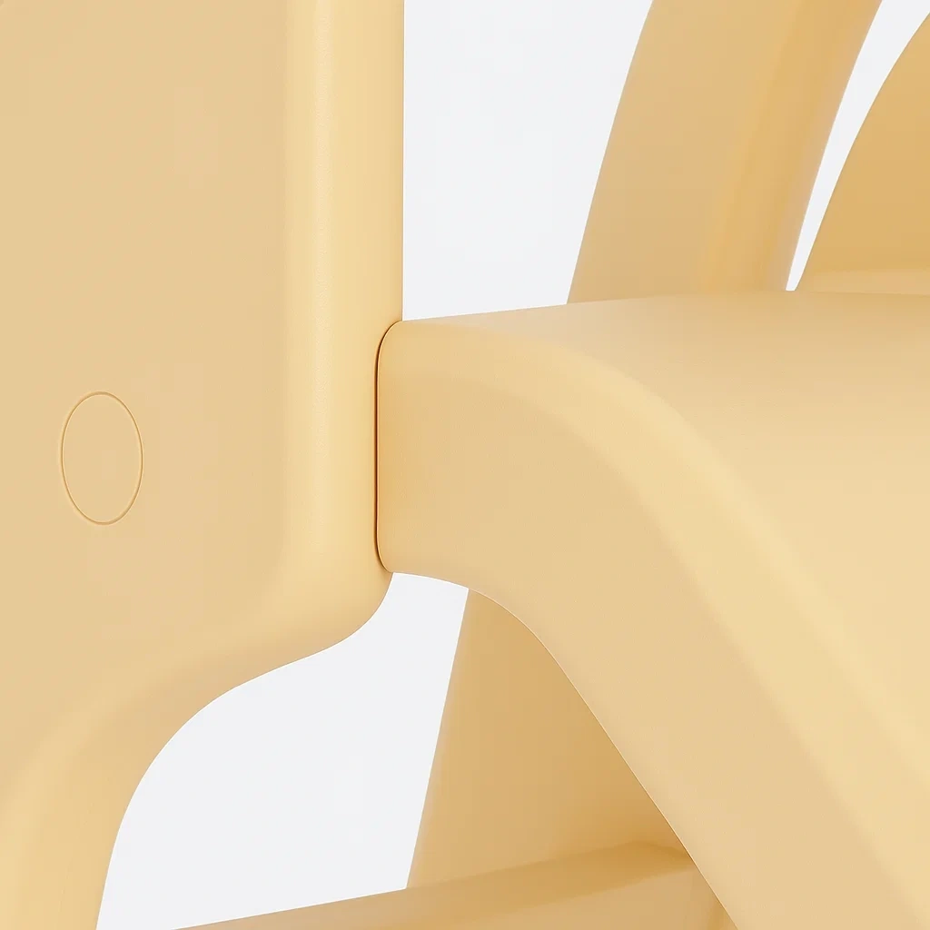 Beige Rutsche 135x40x67 cm für Kinder von 2 bis 4 Jahren, faltbar - iPxnKgaN80RL