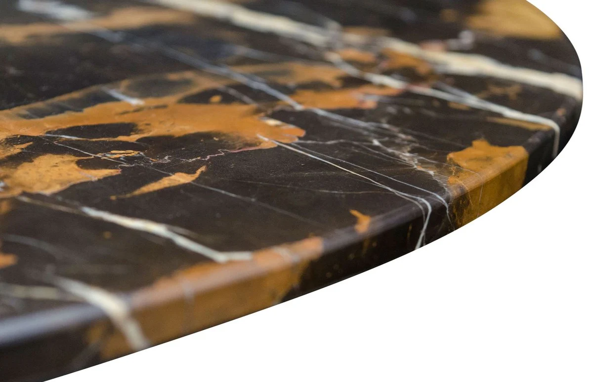 Luxus Esstisch Schwarz 80 x H. 76 cm - Esszimmermöbel