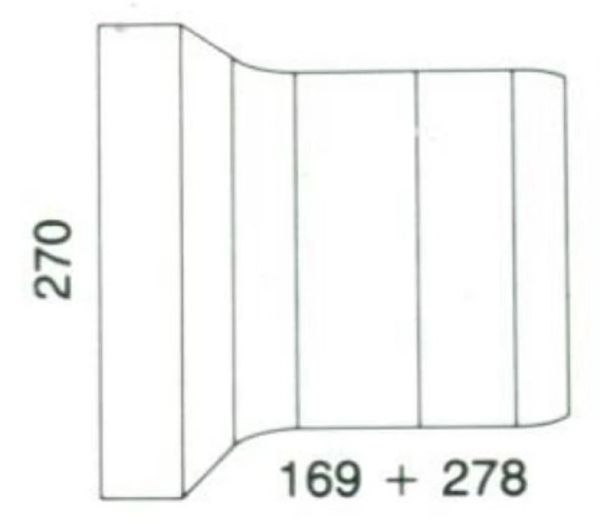 Luxus Barock Eckschrank Weiß / Mehrfarbig / Gold - Handgefertigter Wohnzimmer Schrank im Barockstil - Barock Wohnzimmer Möbel - Erstklassische Qualität - Made in Italy