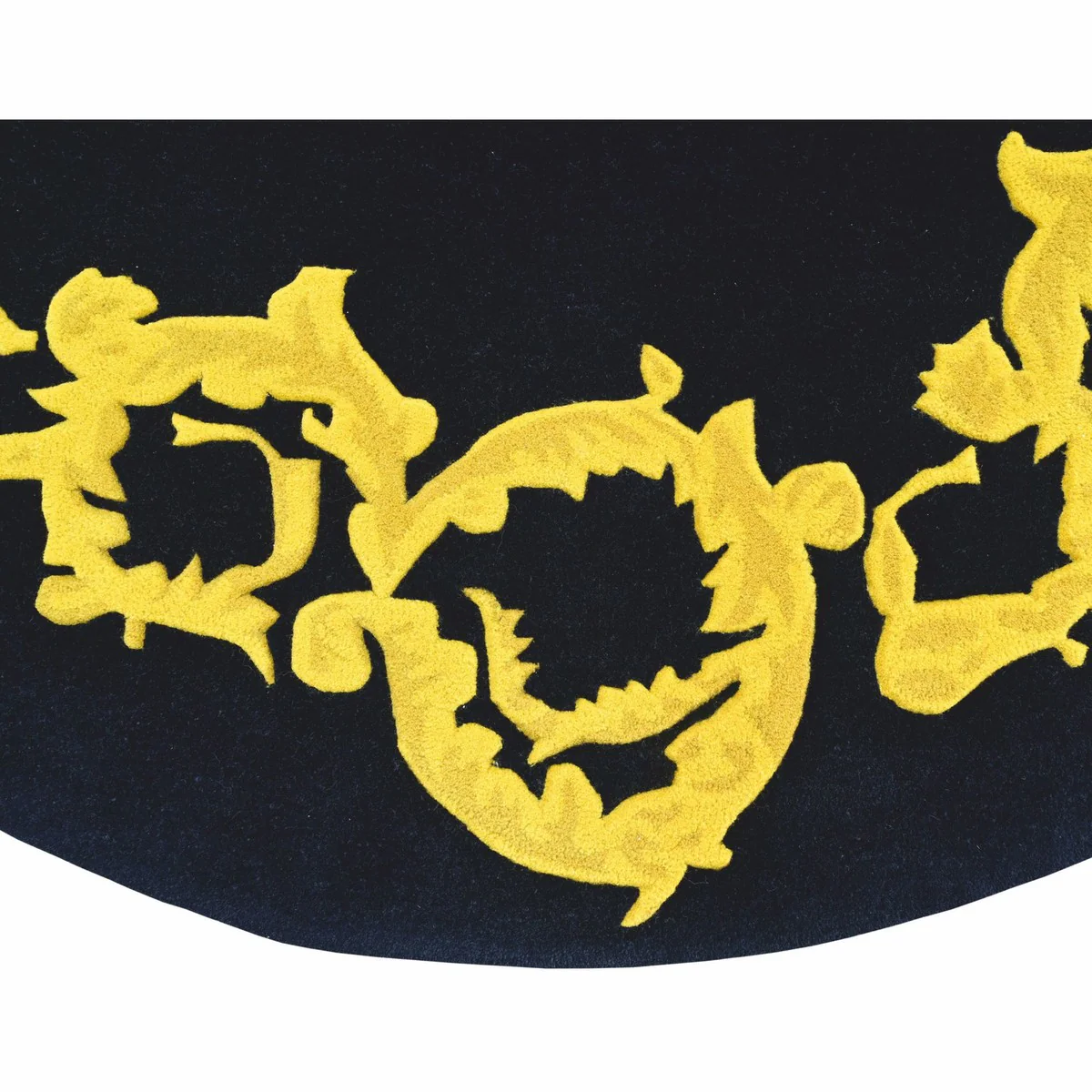 Luxus Teppich Schwarz / Gold - Verschiedene Größen - Luxus Interior