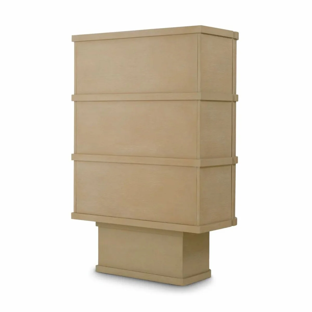 Luxus Barschrank / Weinschrank mit 2 Türen Beige H. 145,5 cm - Bar Möbel
