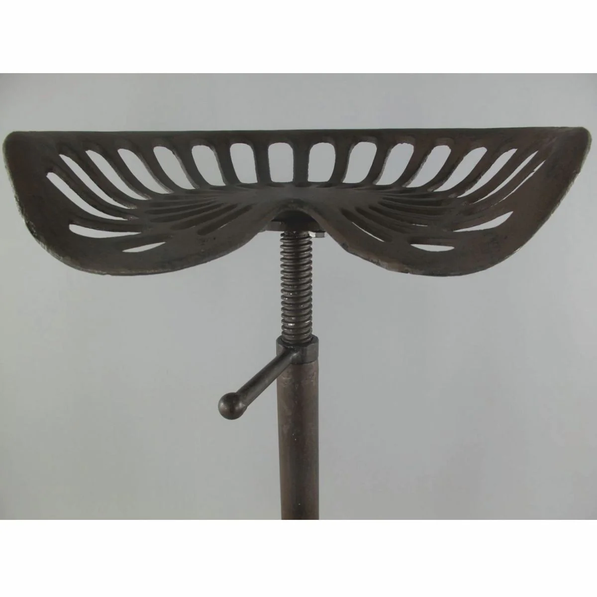 Industrie Stil Gusseisen Barhocker Rustikal Braun H. 75 cm