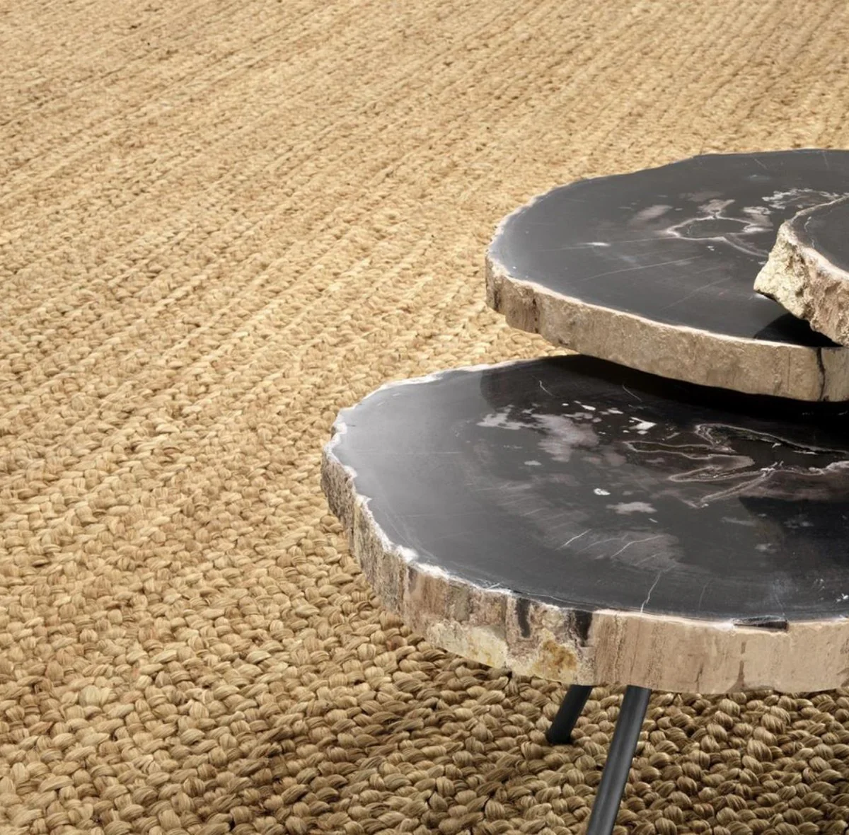 Luxus Teppich Naturfarben 300 x 400 cm - Luxus Wohnzimmer Teppich