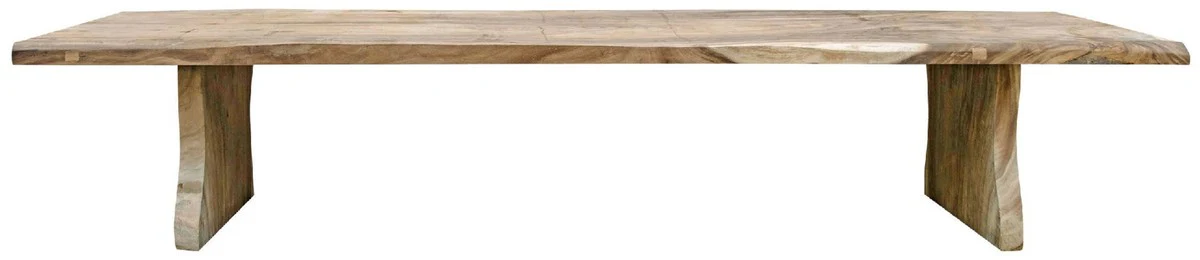 Landhausstil Esstisch Naturfarben 400 cm - Riesiger rustikaler Massivholz Küchentisch - Rustikale Esszimmer Möbel - Massivholz Esszimmer Möbel - Landhausstil Esszimmer Möbel