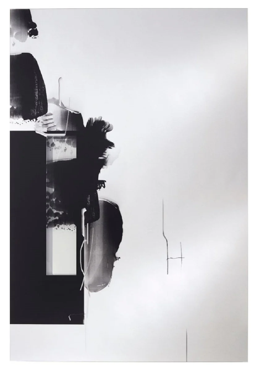 Designer Wohnzimmer Wandspiegel Schwarz 101 x H. 150 cm - Luxus Möbel