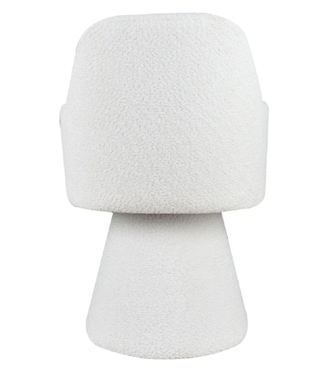 Luxus Esszimmer Stuhl mit Armlehnen Weiß H. 85 cm - Esszimmer Möbel