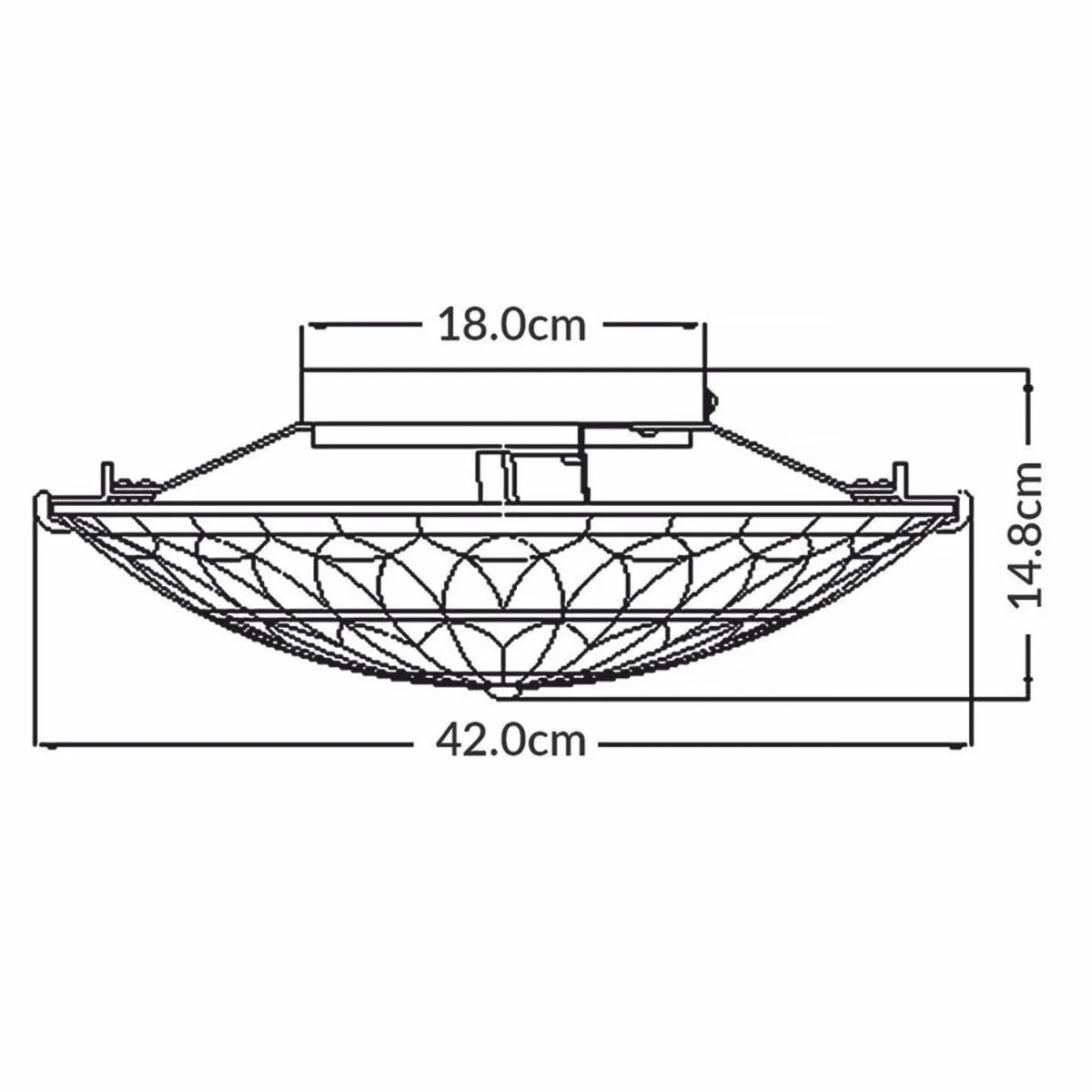 Luxus Tiffany Deckenleuchte Gelb / Rot / Vintage Bronze Ø 42 cm