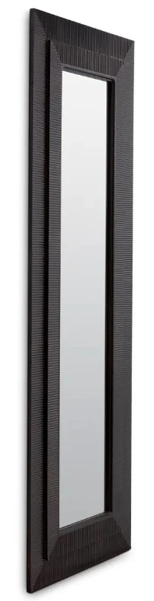 Luxus Wandspiegel Messing mit Bronze Finish H. 220 cm, B. 80 cm, T. 2,5 cm